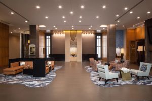 lounging area in Hotel Arundel